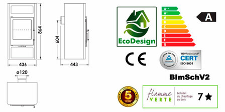 Panadero Altea Ecodesign Houtkachel